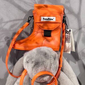Brand New PABEPABE Orange Rain-Boot Bag